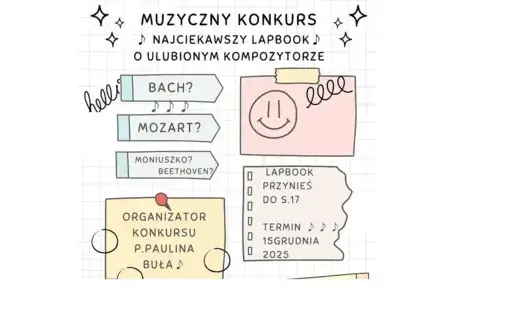 plakat z tytułem konkursu